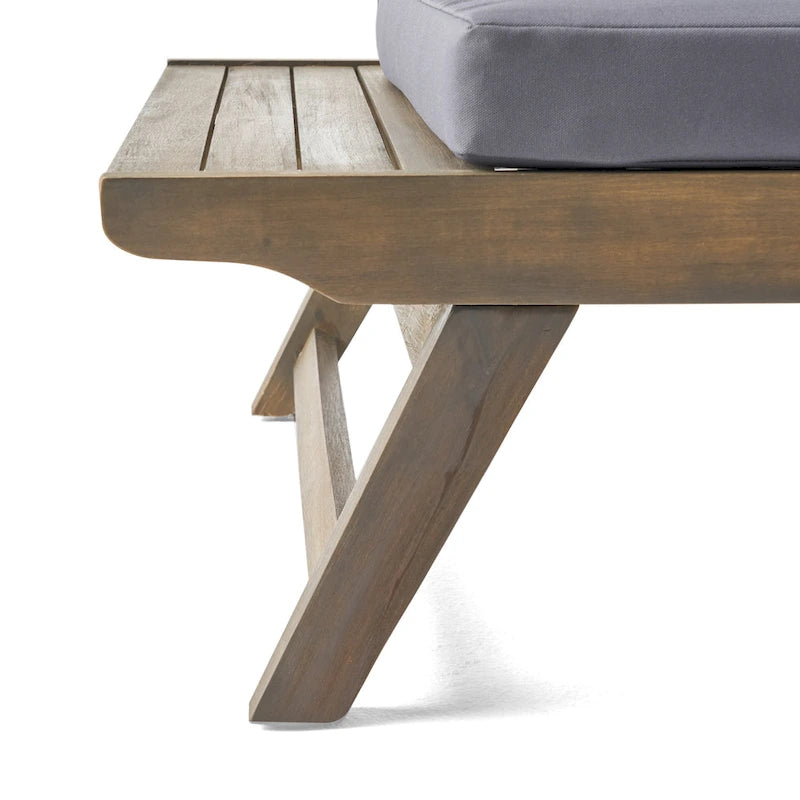 Chaises de jardin Sedona en bois d'acacia (lot de 2) de Christopher Knight Home