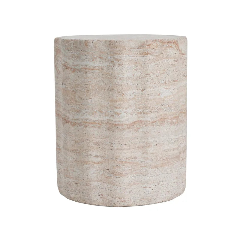 Table d'appoint d'extérieur légère en béton Cambio de Christopher Knight Home