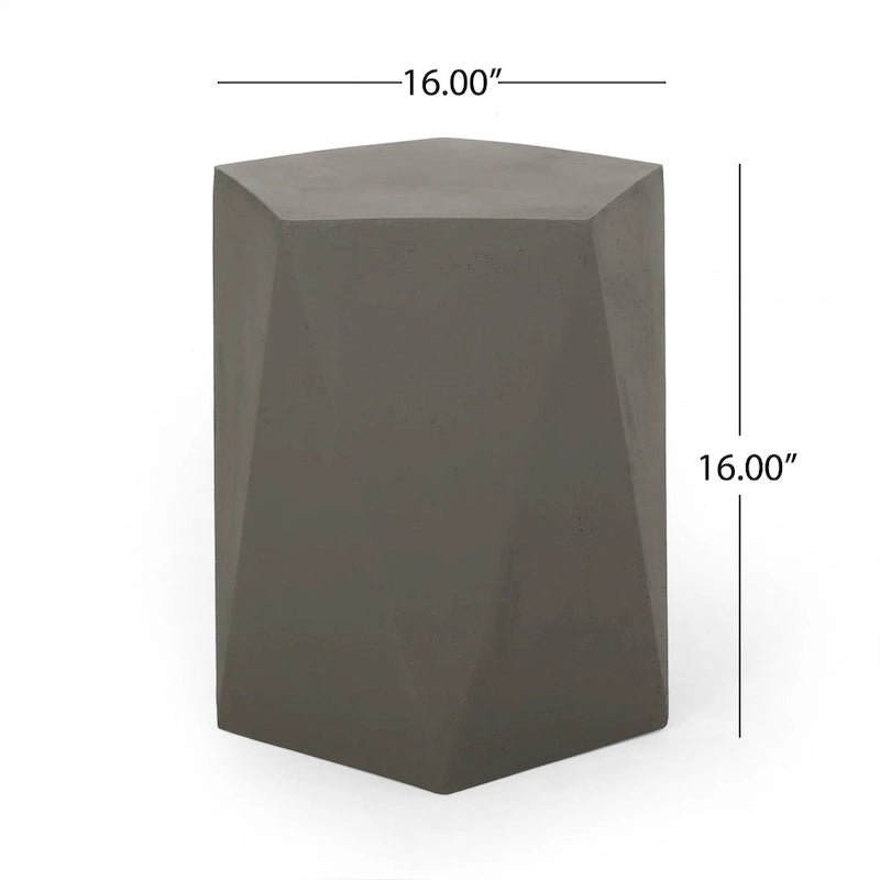 Table d'appoint moderne Apollo Outdoor de Christopher Knight Home