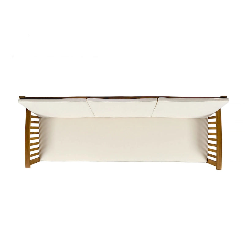 Canapé d'extérieur en bois d'acacia Carolina par Christopher Knight Home