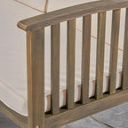 Canapé d'extérieur en bois d'acacia Carolina par Christopher Knight Home
