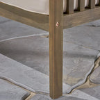 Canapé d'extérieur en bois d'acacia Carolina par Christopher Knight Home