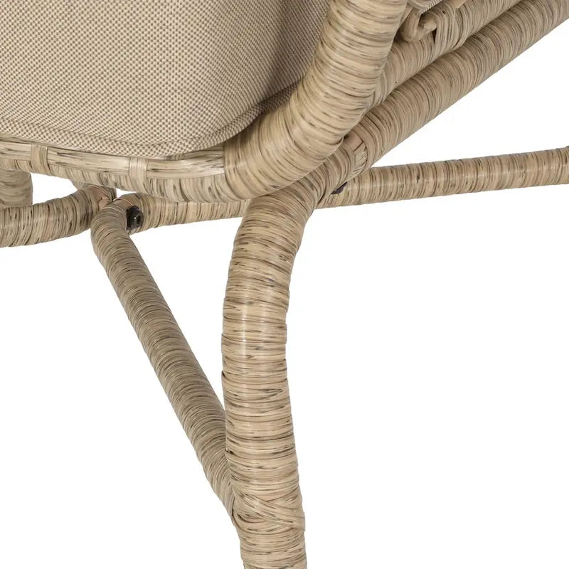 Chaises de club en osier d'extérieur Bruce (ensemble de 2) par Christopher Knight Home