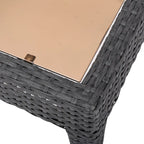 Table d'appoint d'extérieur en osier Antibes de Christopher Knight Home