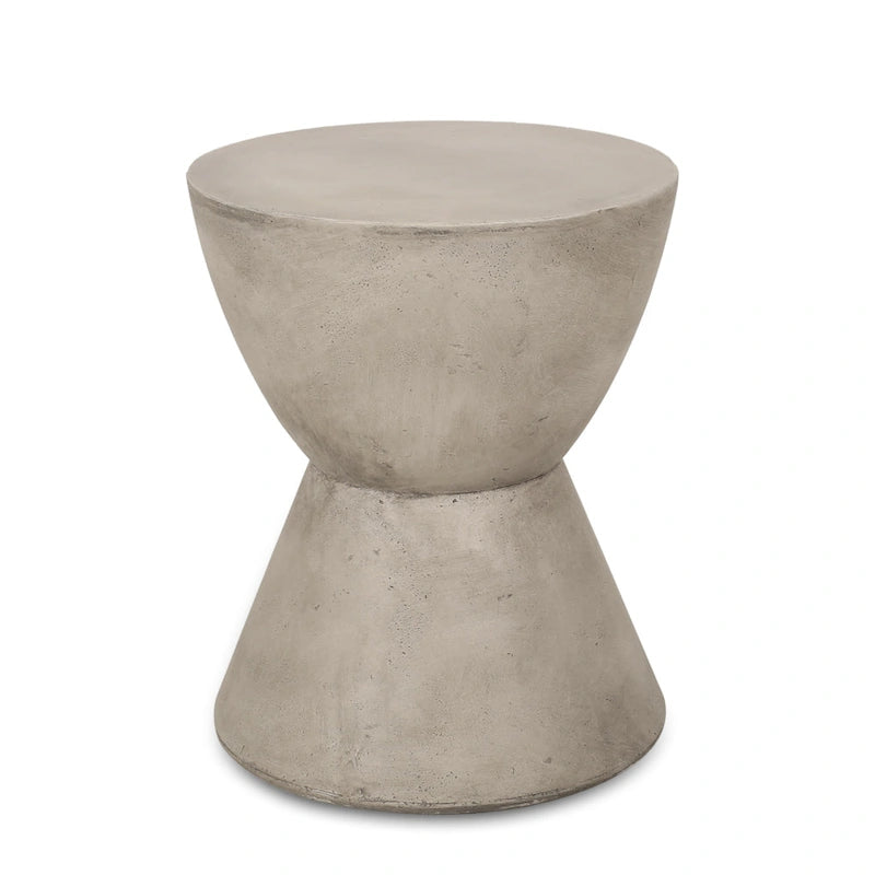 Table d'appoint en béton léger Yadira par Christopher Knight Home
