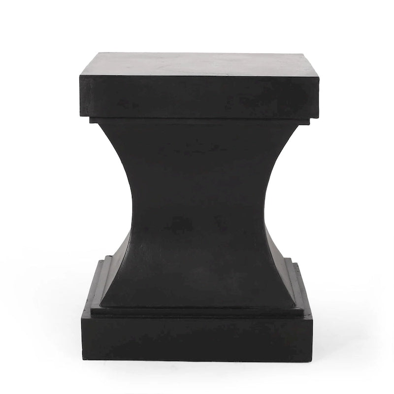 Table d'appoint d'extérieur moderne légère en béton Athena de Christopher Knight Home