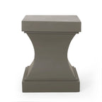 Table d'appoint d'extérieur moderne légère en béton Athena de Christopher Knight Home