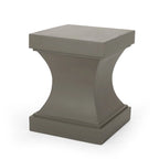 Table d'appoint d'extérieur moderne légère en béton Athena de Christopher Knight Home