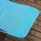 Chaises longues pliantes Outsunny, ensemble de 2 chaises de piscine extérieures avec oreiller, dossier inclinable à six positions