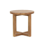 Table d'appoint circulaire Hamel en bois d'acacia d'extérieur par Christopher Knight Home