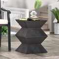 Table d'appoint Bonneau Outdoor en béton léger par Christopher Knight Home