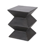 Table d'appoint Bonneau Outdoor en béton léger par Christopher Knight Home