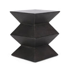 Table d'appoint Bonneau Outdoor en béton léger par Christopher Knight Home