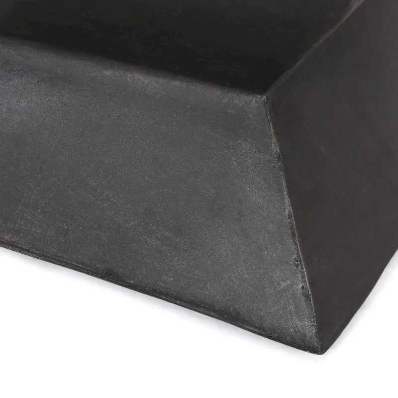 Table d'appoint Bonneau Outdoor en béton léger par Christopher Knight Home