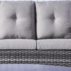 Gymojoy Meubles de Patio Canapé d'extérieur Canapé en Rotin avec Coussin