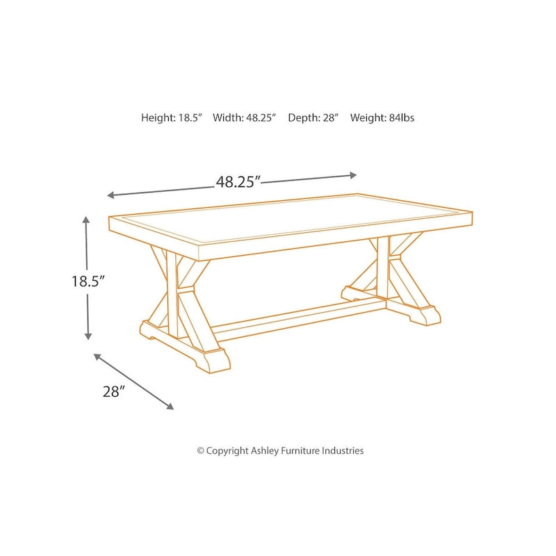 Table basse d'extérieur Beachcroft par Signature Design by Ashley