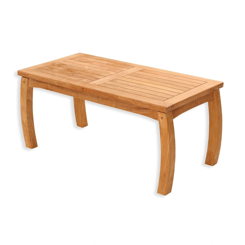 Table basse d'extérieur rectangulaire en teck Jakarta
