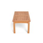Table basse d'extérieur rectangulaire en teck Jakarta