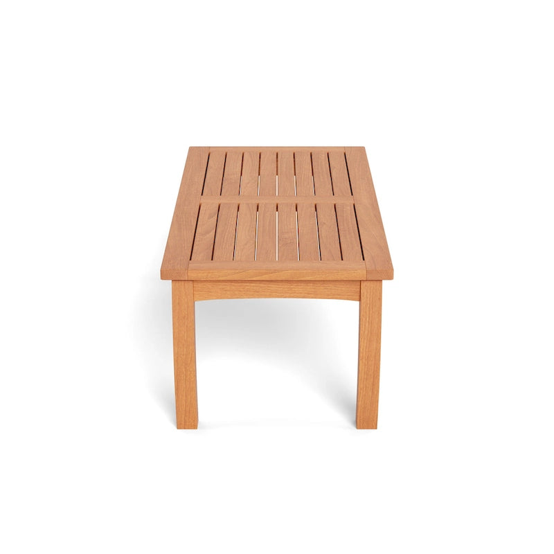 Table basse d'extérieur rectangulaire en teck Jakarta