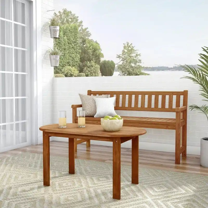 Table basse Gavil Adirondack finition teck