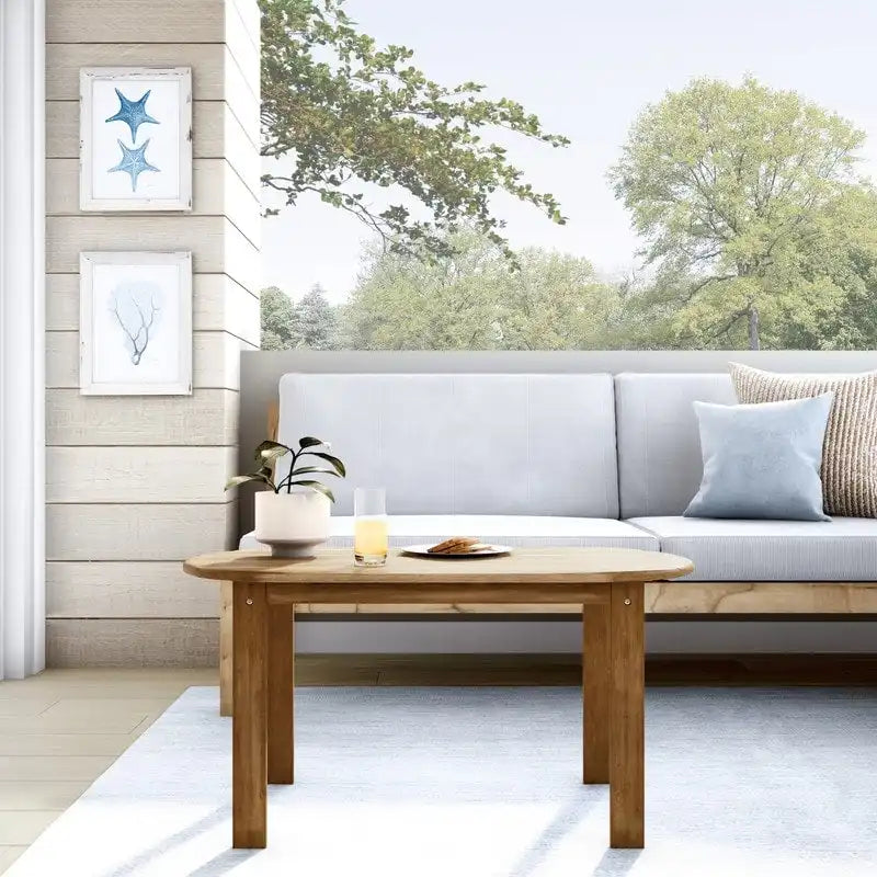 Table basse Gavil Adirondack finition teck