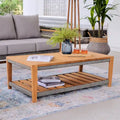 Table basse d'extérieur en teck Nassau Cambridge Casual