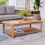 Cambridge Casual Nassau Teak Outdoor Patio Coffee Table