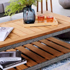Table basse d'extérieur en teck Nassau Cambridge Casual
