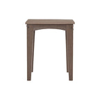 Signature Design by Ashley Emmeline – Table d'appoint carrée d'extérieur tout temps en polyéthylène – 56 cm L x 56 cm P x 58 cm H