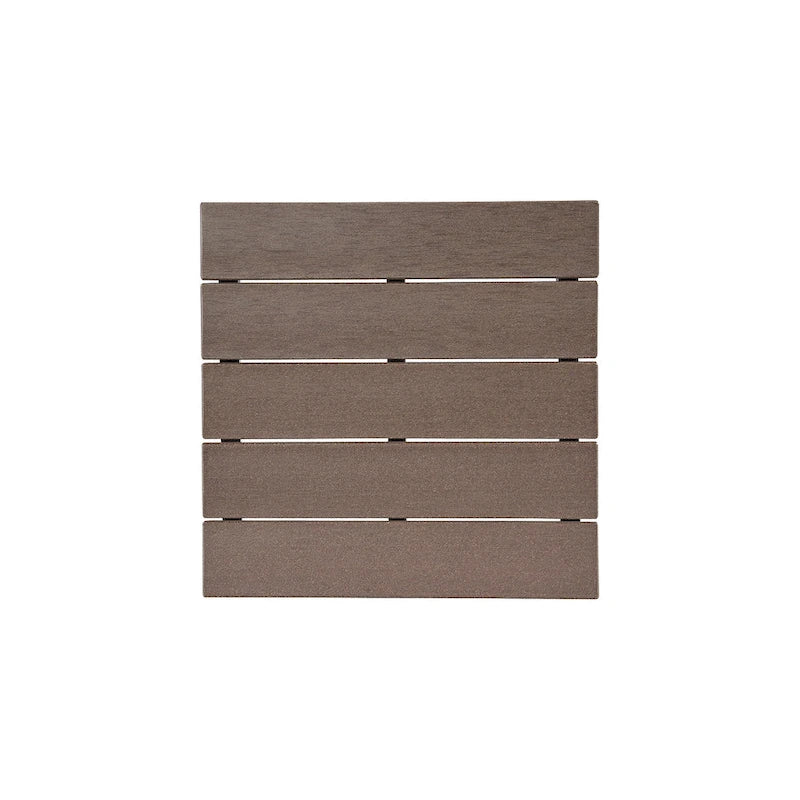 Signature Design by Ashley Emmeline – Table d'appoint carrée d'extérieur tout temps en polyéthylène – 56 cm L x 56 cm P x 58 cm H
