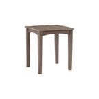 Signature Design by Ashley Emmeline – Table d'appoint carrée d'extérieur tout temps en polyéthylène – 56 cm L x 56 cm P x 58 cm H
