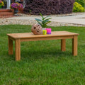 Table basse d'extérieur Clermont en teck naturel