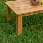 Table basse d'extérieur Clermont en teck naturel