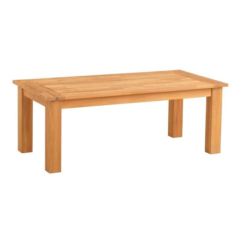 Table basse d'extérieur Clermont en teck naturel