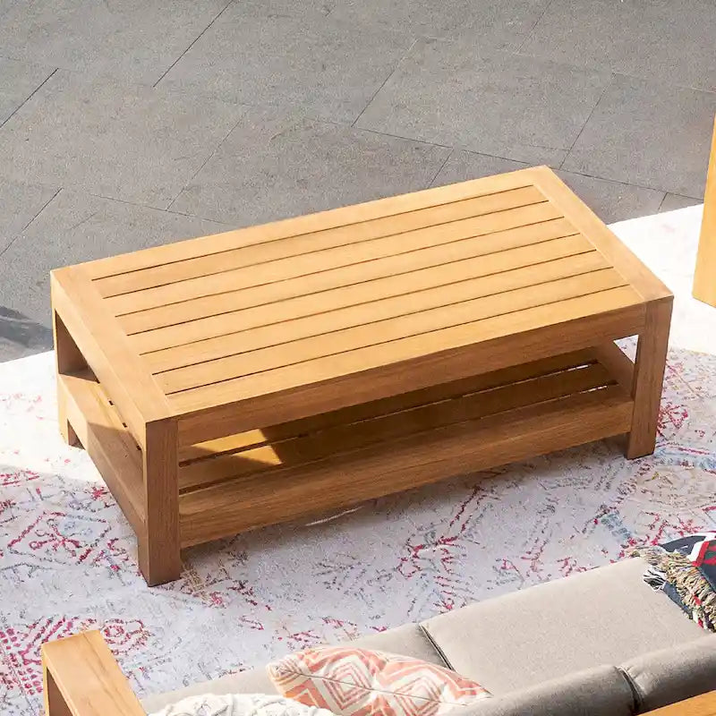 Table basse d'extérieur en teck Logan Cambridge Casual