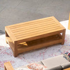 Table basse d'extérieur en teck Logan Cambridge Casual