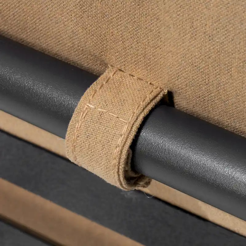 Lot de 2 chaises longues réglables pour l'extérieur et l'intérieur avec coussin