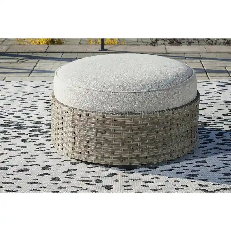 Calworth Outdoor Ottoman - 35W x 35D x 19H