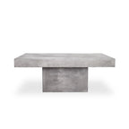 Table basse moderne en béton gris Aurelle Home - 31,5 x 47 x 18,5