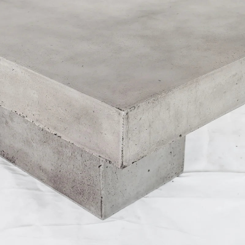Table basse moderne en béton gris Aurelle Home - 31,5 x 47 x 18,5