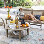 Cambridge Casual Zuma Table basse de terrasse extérieure en teck