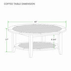 Cambridge Casual Zuma Table basse de terrasse extérieure en teck