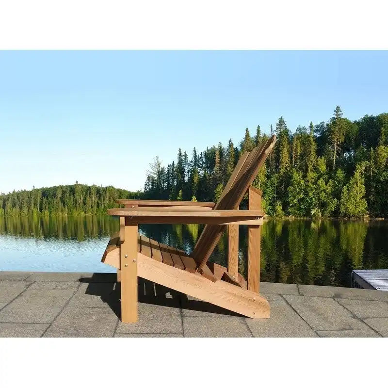 Chaise Adirondack Riverside, cèdre rouge de l'Ouest