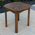 Table d'appoint d'extérieur Highland Sun Burst