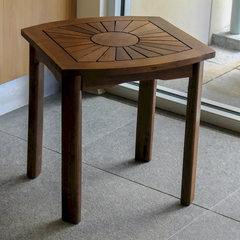 Table d'appoint d'extérieur Highland Sun Burst