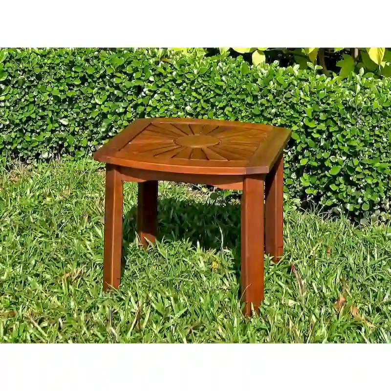 Table d'appoint d'extérieur Highland Sun Burst