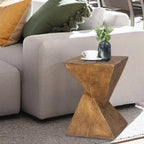 Table d'appoint moderne en béton Adeco pour intérieur et extérieur