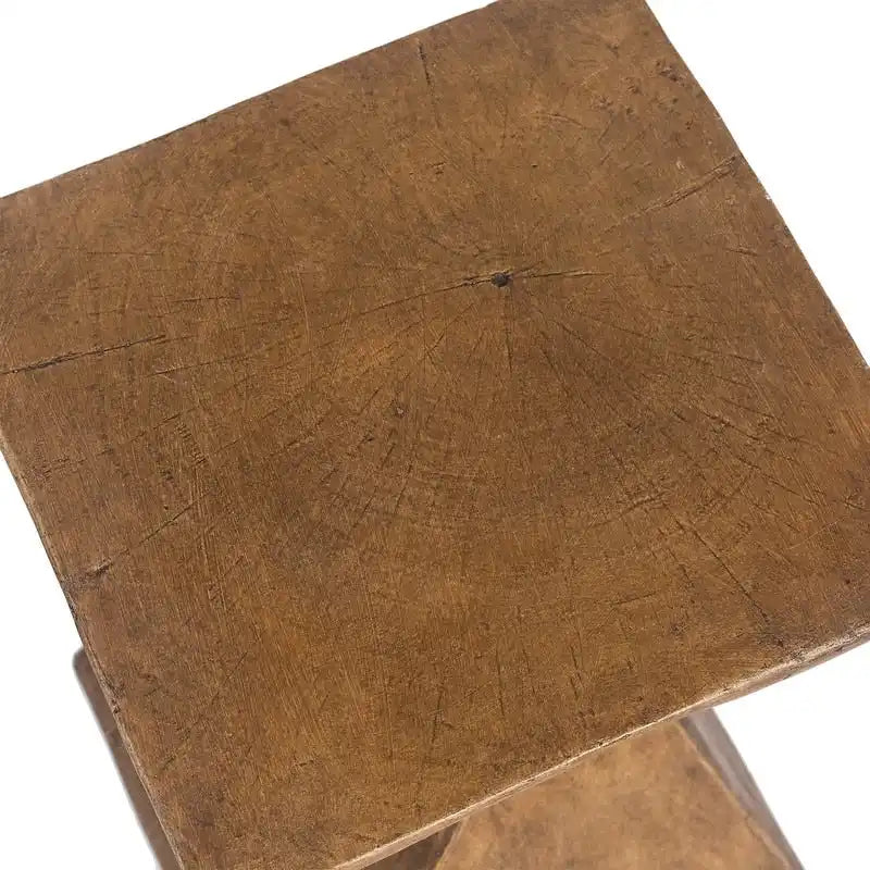 Table d'appoint moderne en béton Adeco pour intérieur et extérieur