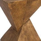 Table d'appoint moderne en béton Adeco pour intérieur et extérieur