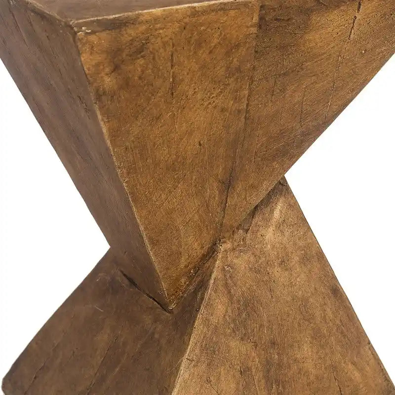 Table d'appoint moderne en béton Adeco pour intérieur et extérieur